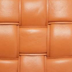 Pre Owned Bottega Veneta Brown Padded Leather Chain Cassette Shoulder Bag