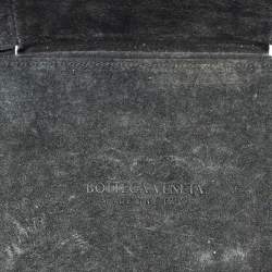 Pre Owned Bottega Veneta Black Intreccio Leather small Arco Tote