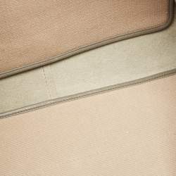 Pre Owned Bottega Veneta Grey Leather Intrecciato Handle Tote