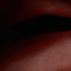 Pre Owned Bottega Veneta Rust Brown Leather BV Knotted Twist Clutch