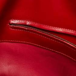 Bottega Veneta Pink Crocodile Frame Tote