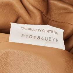 مملوكة مسبقًا Bottega Veneta Tan Intrecciato Leather Mini The Pouch Bag