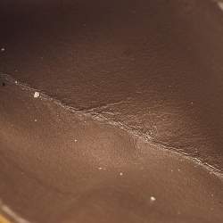 Pre Owned Bottega Veneta Mustard Intrecciato Leather Card Holder