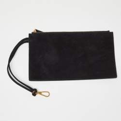 Pre Owned Bottega Veneta Black Intrecciato Leather Medium Arco Tote