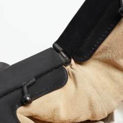 Pre Owned Bottega Veneta Black Intrecciato Leather Frame Expandable Bag