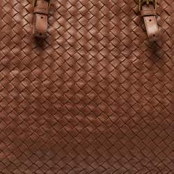 Bottega Veneta Brown Intrecciato Leather A-Shape Tote