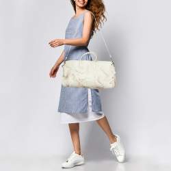 مملوكة مسبقًا Bottega Veneta Cream Intrecciato Leather Limited Edition 055/100 Tote