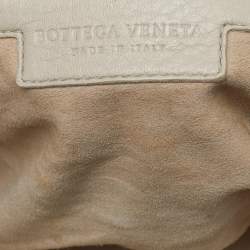 مملوكة مسبقًا Bottega Veneta Cream Intrecciato Leather Limited Edition 055/100 Tote