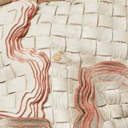 مملوكة مسبقًا Bottega Veneta Cream Intrecciato Leather Limited Edition 055/100 Tote