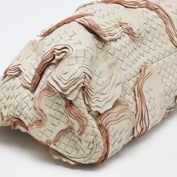 مملوكة مسبقًا Bottega Veneta Cream Intrecciato Leather Limited Edition 055/100 Tote