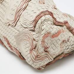 مملوكة مسبقًا Bottega Veneta Cream Intrecciato Leather Limited Edition 055/100 Tote