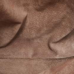 Pre Owned Bottega Veneta Red Intrecciato Leather Large Roma Stitch Tote