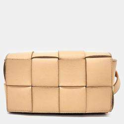 Bottega Veneta Beige Leather Cassette Belt Bag