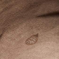 Pre Owned Bottega Veneta Choco Brown Intrecciato Leather Large Nodini Crossbody Bag