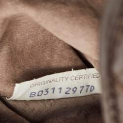 Pre Owned Bottega Veneta Choco Brown Intrecciato Leather Large Nodini Crossbody Bag