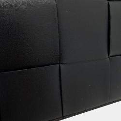 Pre Owned Bottega Veneta Black Leather Mesh Shoulder Bag