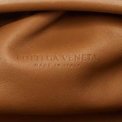 Pre Owned Bottega Veneta Brown Leather Classic The Pouch Clutch