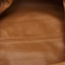 Pre Owned Bottega Veneta Brown Leather Classic The Pouch Clutch