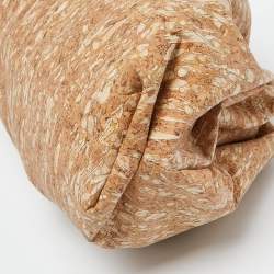 Pre Owned Bottega Veneta Beige Leather The Cork Pouch Clutch