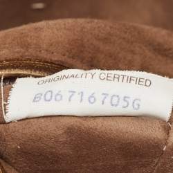 Pre Owned Bottega Veneta Gold Intrecciato Leather Nodini Crossbody Bag