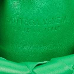 مملوكة مسبقًا Bottega Veneta Green Intrecciato Leather Mini Jodie Hobo
