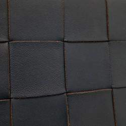 Pre Owned Bottega Veneta Teal Leather Mini Crossbody Bag