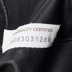 Pre Owned Bottega Veneta Black Leather The Pouch Clutch