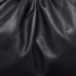 Pre Owned Bottega Veneta Black Leather The Pouch Clutch