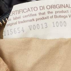 مملوكة مسبقًا Bottega Veneta Black Intrecciato Leather Large Veneta Hobo