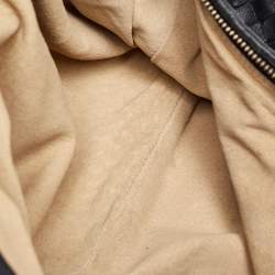 مملوكة مسبقًا Bottega Veneta Black Intrecciato Leather Large Veneta Hobo