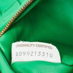 Bottega Veneta Green Intrecciato Leather Teen Jodie Hobo