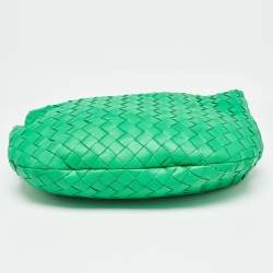 Bottega Veneta Green Intrecciato Leather Teen Jodie Hobo
