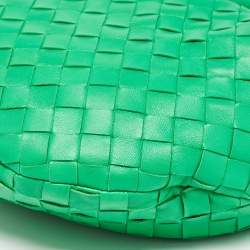 Bottega Veneta Green Intrecciato Leather Teen Jodie Hobo