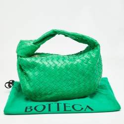 Bottega Veneta Green Intrecciato Leather Teen Jodie Hobo