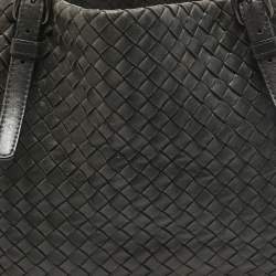 مملوكة مسبقًا Bottega Veneta Black Intrecciato Leather Cesta Tote