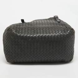 مملوكة مسبقًا Bottega Veneta Black Intrecciato Leather Cesta Tote