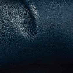 Bottega Veneta Blue Leather Mini The Pouch Bag