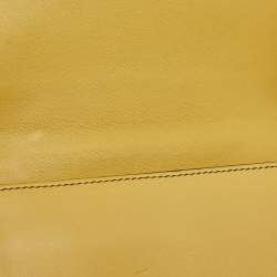 Bottega Veneta Light Yellow Intrecciato Leather Mini Runway Shoulder Bag