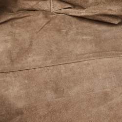 مملوكة مسبقًا Bottega Veneta Beige/Burgundy Quilted Leather Shopper Tote