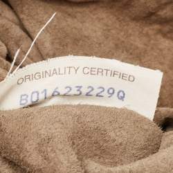 مملوكة مسبقًا Bottega Veneta Beige/Burgundy Quilted Leather Shopper Tote