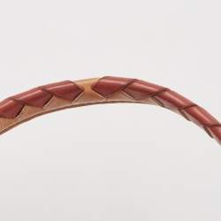 مملوكة مسبقًا Bottega Veneta Beige/Burgundy Quilted Leather Shopper Tote