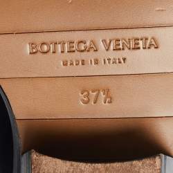 Pre Owned Bottega Veneta Black Leather Chelsea Boots Size 37.5