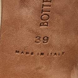 مملوكة مسبقًا Bottega Veneta Beige Leather Slingback D'orsay Pumps Size 39