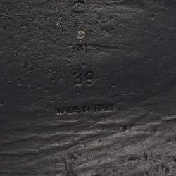 مملوكة مسبقًا Bottega Veneta Black Leather Flats 39