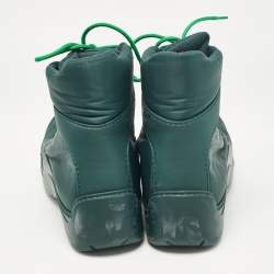 Bottega Veneta Grey Nylon Puddle Bomber Snow Boots Size 39