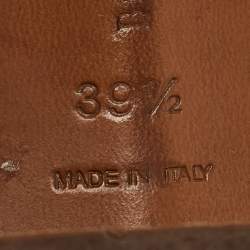 مملوكة مسبقًا Bottega Veneta Black Intrecciato Leather Ravello Slide Sandals Size 39.5