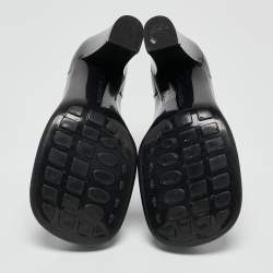 Bottega Veneta Black Rubber Ankle Boots Size 37