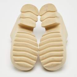 Bottega Veneta Beige Rubber Flash Mules Size 39