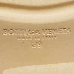 Bottega Veneta Beige Rubber Flash Mules Size 39