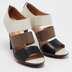 Bottega Veneta Multicolor Leather Strappy Sandals Size 40